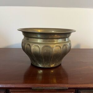 Vintage Brass Planter